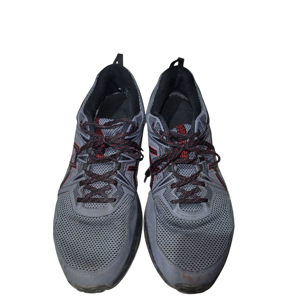Asics GEL Venture 8 Trail Running shoes, Grey/Red/Black, 101B396, Men's sz 10.5 - Picture 7 of 14